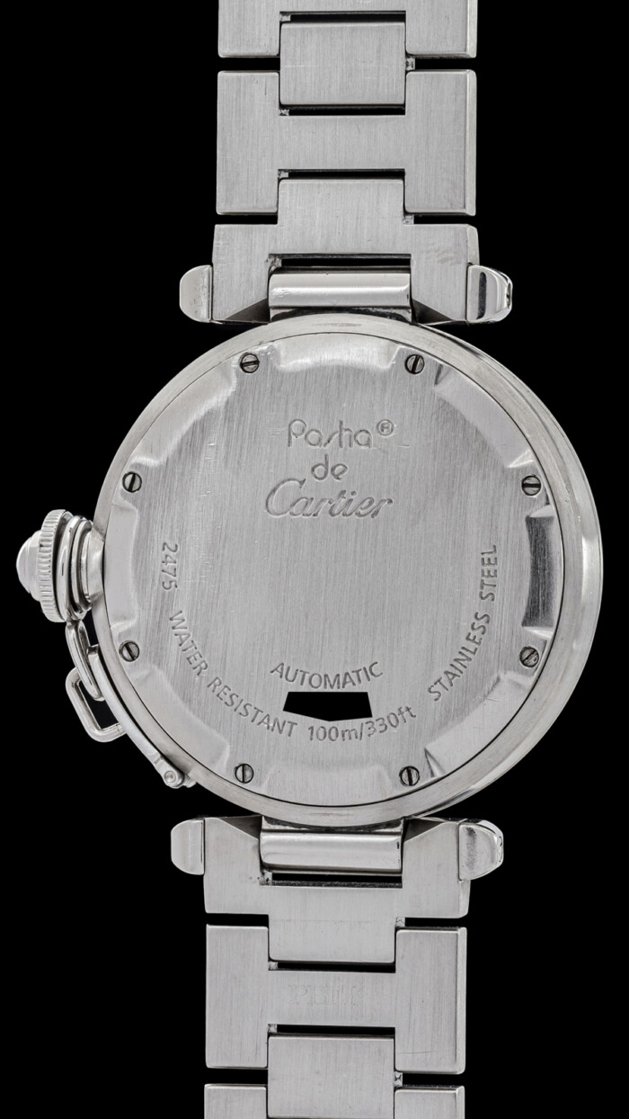 CARTIER PASHA 2475 BLU DIAL FULL SET - immagine 4