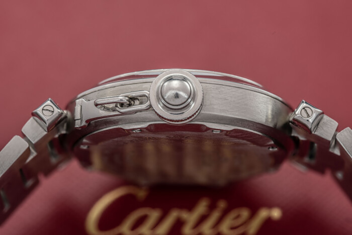 CARTIER PASHA 2475 BLU DIAL FULL SET - immagine 7