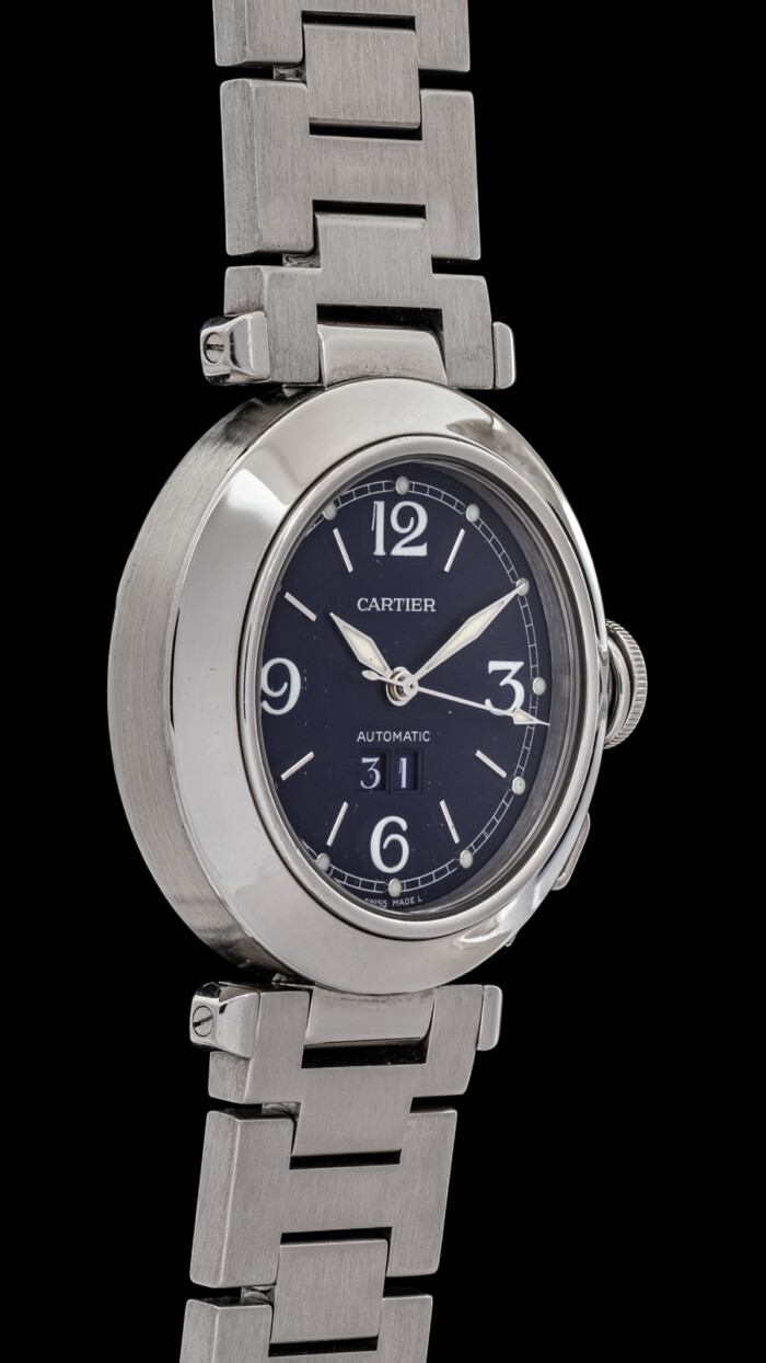 CARTIER PASHA 2475 BLU DIAL FULL SET - immagine 3