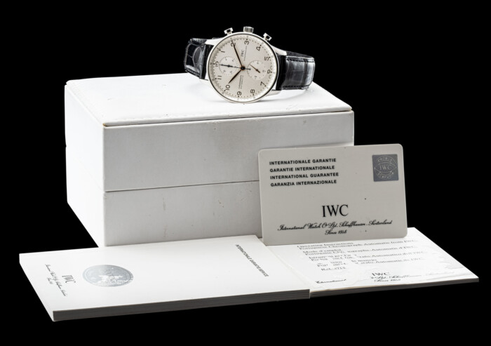 IWC PORTUGUESE CHRONOGRAPH IW371445 FULL SET - immagine 9