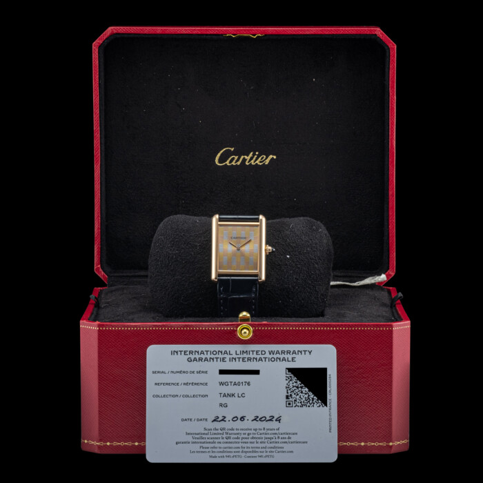 CARTIER TANK LOUIS CARTIER WGTA0176 FULL SET 2024 - immagine 8